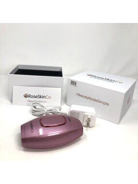 RoseSkinCo IPL Womens Rose Gold Laser Hair Removal Device Handset OG Open Box